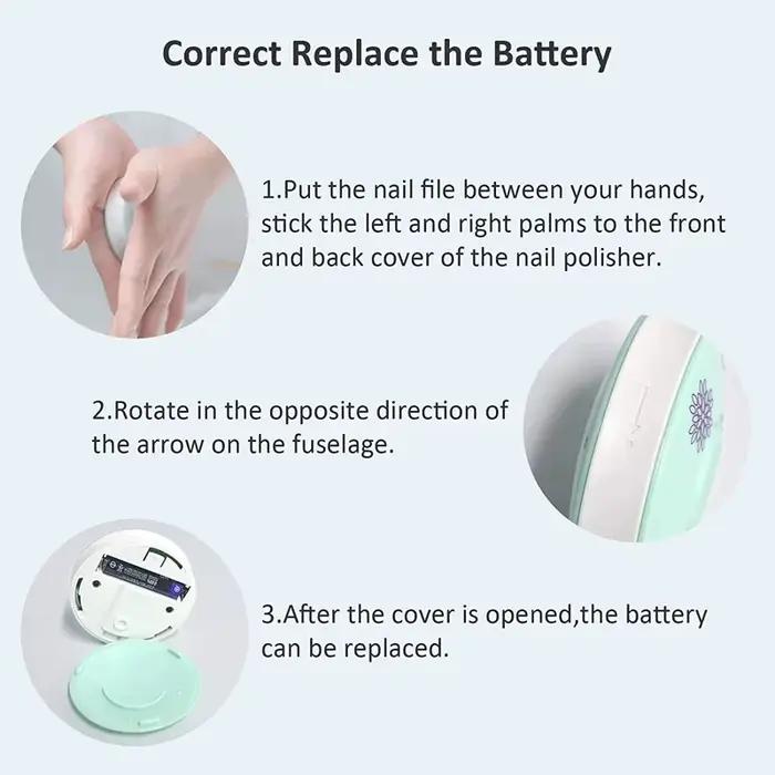 Coupe-ongles électrique pour bébé, outil de polissage des ongles pour enfant, ciseaux de manucure po