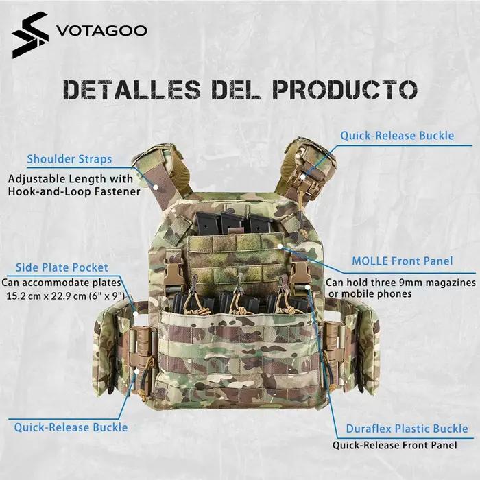 Gilet tactique VOTAGOO