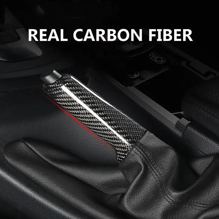 Poignées de frein à main universelles en fibre de carbone véritable pour BMW E46, E90, E92, E60, E39