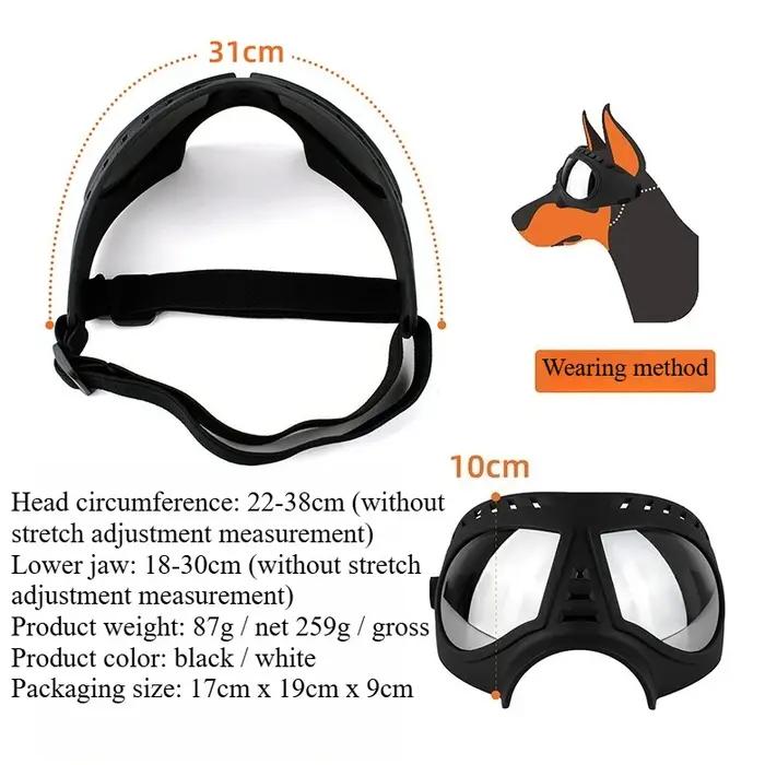 Lunettes pour animaux de compagnie de taille moyenne à grande