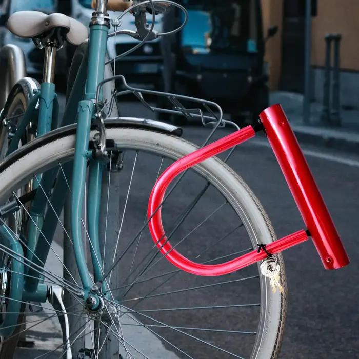 Serrure de vélo U Lock sécurité cyclisme D serrures incassables pour clôture Garage extérieur