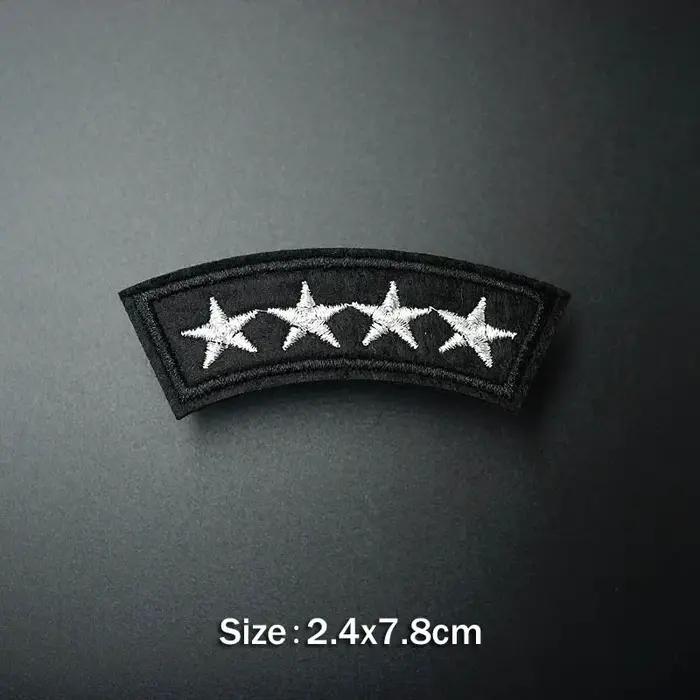 Patch brodé EMBLEM à thermocoller ou à coudre pour vêtements
