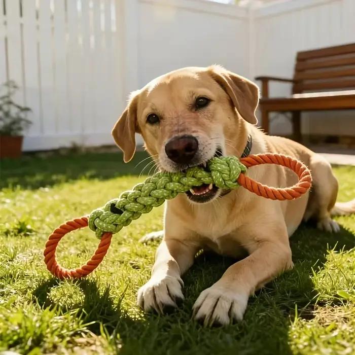 Grand jouet à nœuds pour chien