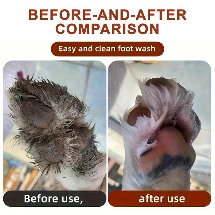 Gobelet de lavage des pieds pour animaux de compagnie nettoyage facile sans gommage pour chiens et chats occasions spéciales et quotidienne