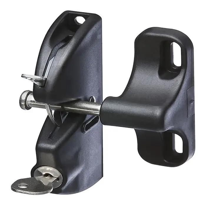 Espace extérieur sécurisé avec clé verrouillable 2 côtés loquet de porte clé diverses serrures de clôture verrouillage automatique serrure de clôture