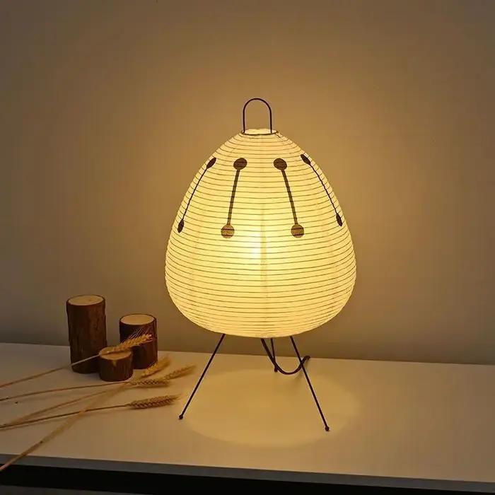 LED lampe de Table moderne minimaliste main berceau Xuan papier pour salon étude chambre hôtel intér