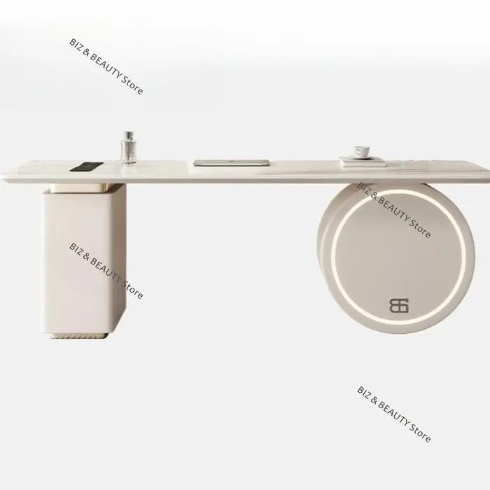 Bureau de conseil de Style crème, Table médicale, Design de réception, bureau moderne, Accent, mobil