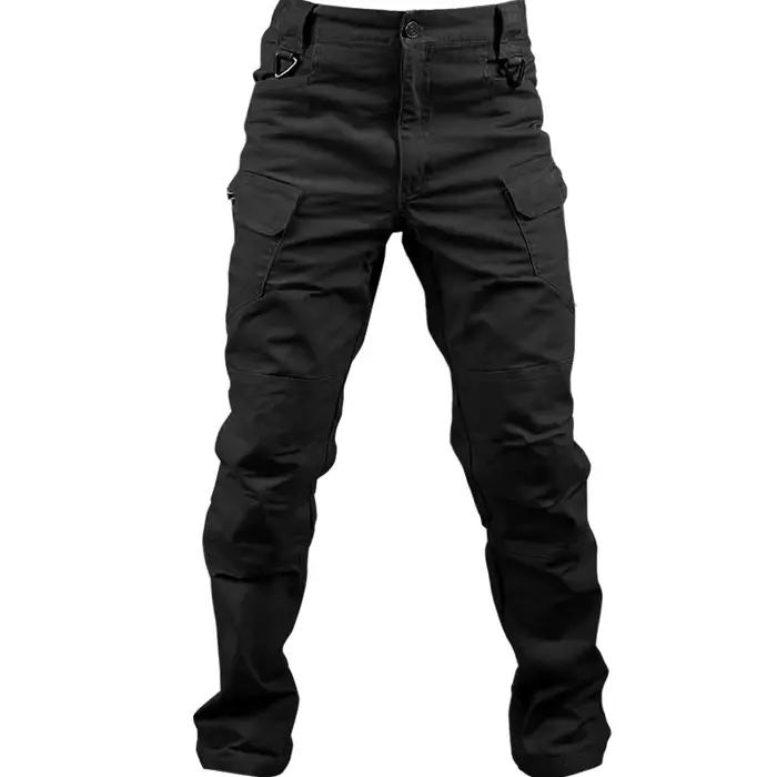 Pantalon tactique militaire 100% coton stretch pour homme - Chasse randonnée camping cargo gothique