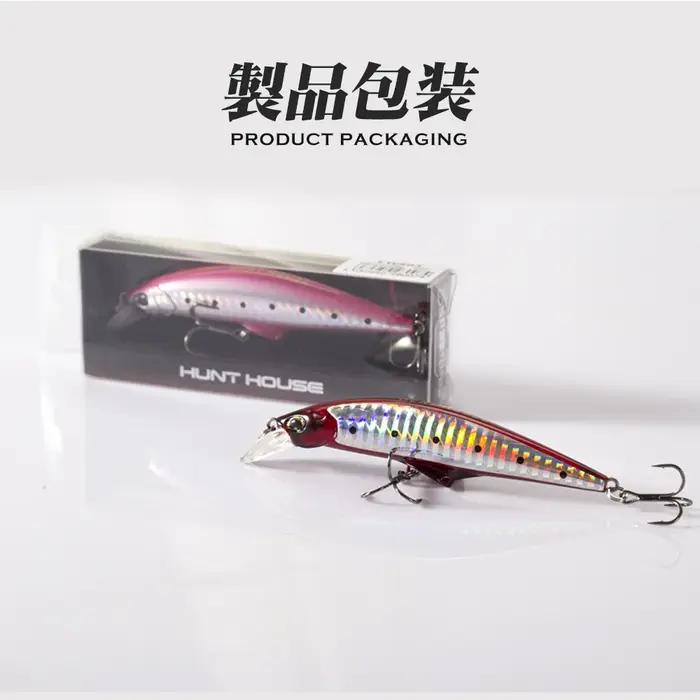 Hunthouse Original G-control Minnow Wobblers leurre de pêche coulant lent appât dur 95mm 120mm eau de mer pour truite bar poisson matériel de pêche occasionnelle pêche en bateau plage réservoir étang