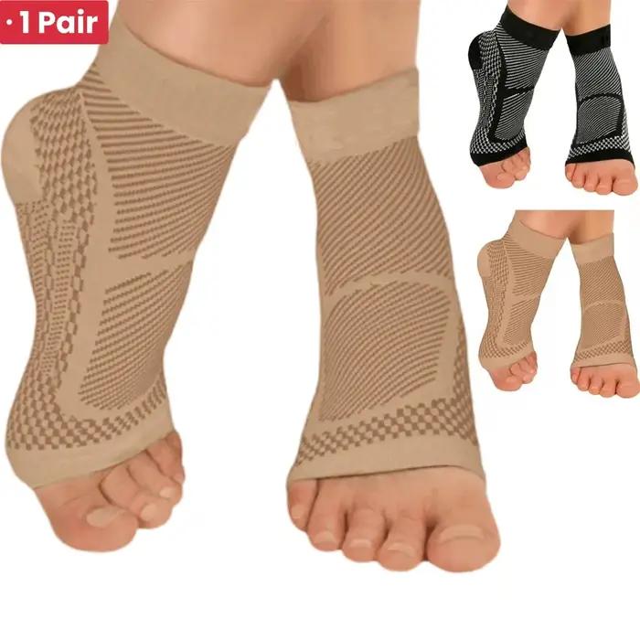 Paire de manchons de compression cheville sport chasse - soutien tendon d'Achille et fasciite plantaire
