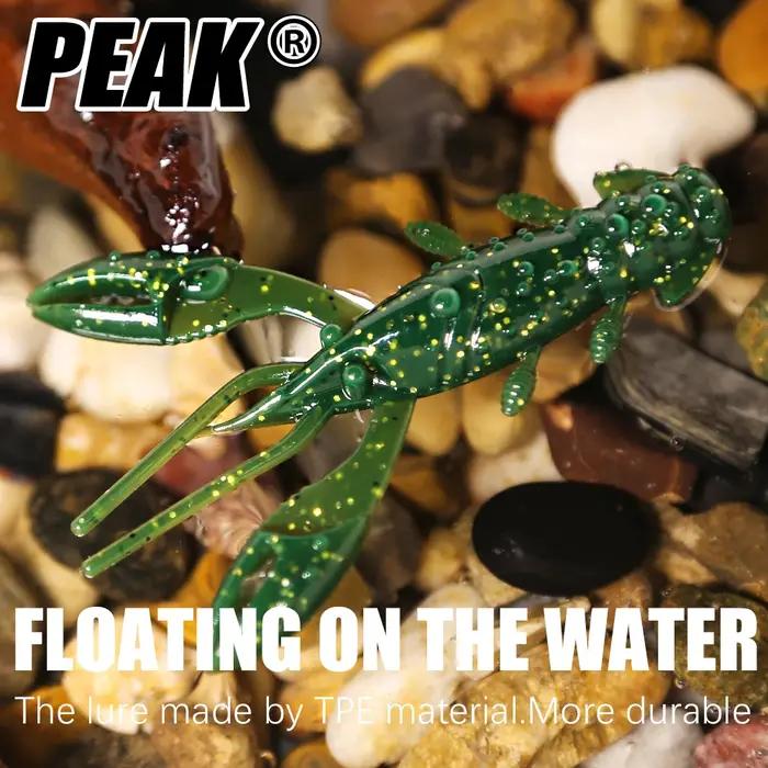 PEAK flottant craws leurres 40mm/10 pièces 60mm/8 pièces leurre souple leurres de pêche crevettes ho