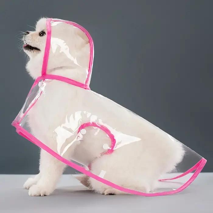 Nouveau imperméable Transparent pour animaux de compagnie