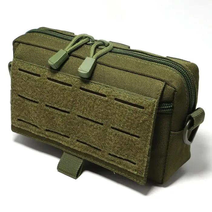 Pochette molle Jarhead en nylon gris clair, pochette à outils utilitaire EDC pour chasseurs, pochette modulaire horizontale, sac de chasse occasions spéciales