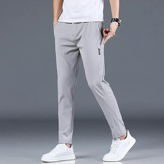 Pantalon de Golf Slim Fit pour hommes, haute qualité, élastique, tendance, polyvalent, décontracté,