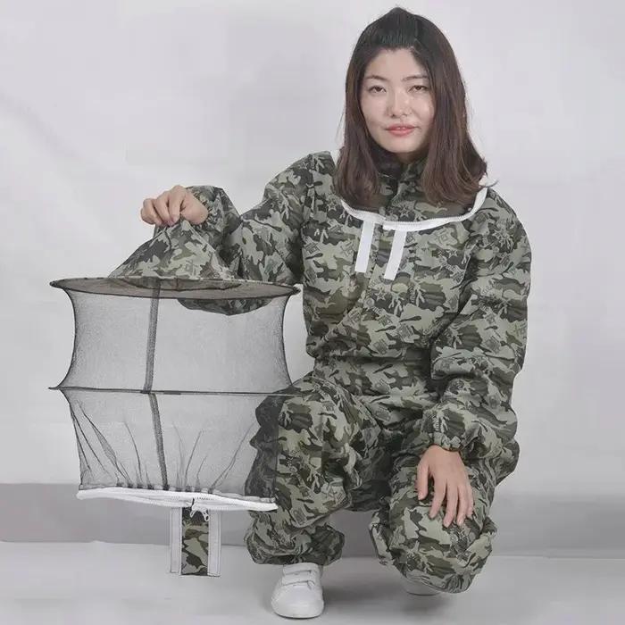 Vêtements de protection anti-abeille pour apiculteur, CamSolomon, équipement professionnel pour l'apiculture