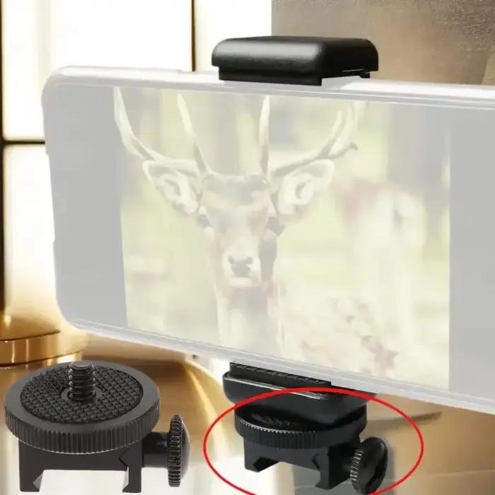 Monture latérale Picatinny tactique pour caméra - Adaptateur 21-25mm vis 1/4 pouce accessoire chasse