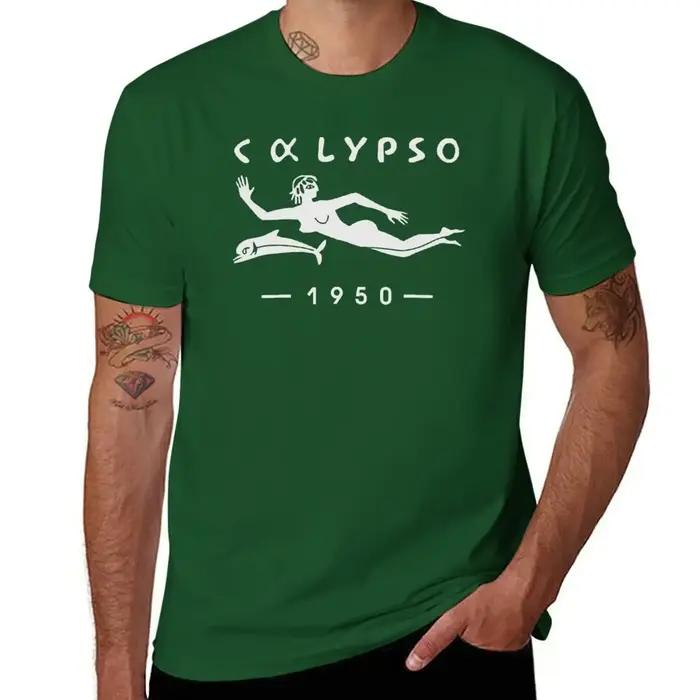 T-shirt graphique imprimé animal pour hommes style streetwear océanique montres Calypso Jacques Yves Cousteau quatre saisons décontracté