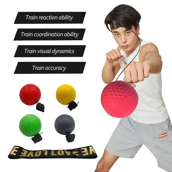 Ballon de vitesse de boxe à fixation frontale en PU