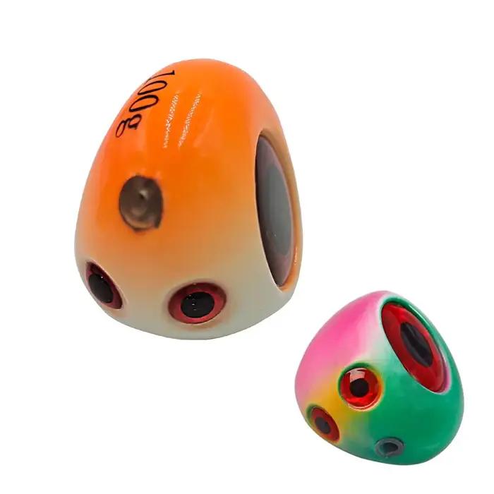 60g/80g/100g/métal Tenya Madai Kabura Jig mer profonde tête de gabarit lente avec jupe plomb lurelum