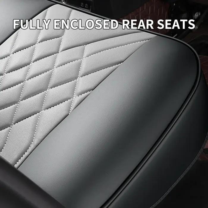 SEAMETAL housse de siège de voiture de luxe coussin de siège entièrement enveloppé résistant à l'usu