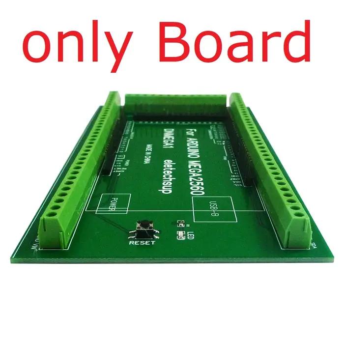 Pour Arduino MEGA2560 R3 Atmega2560 Dev Baord Module adaptateur de bornier à vis monté sur Rail