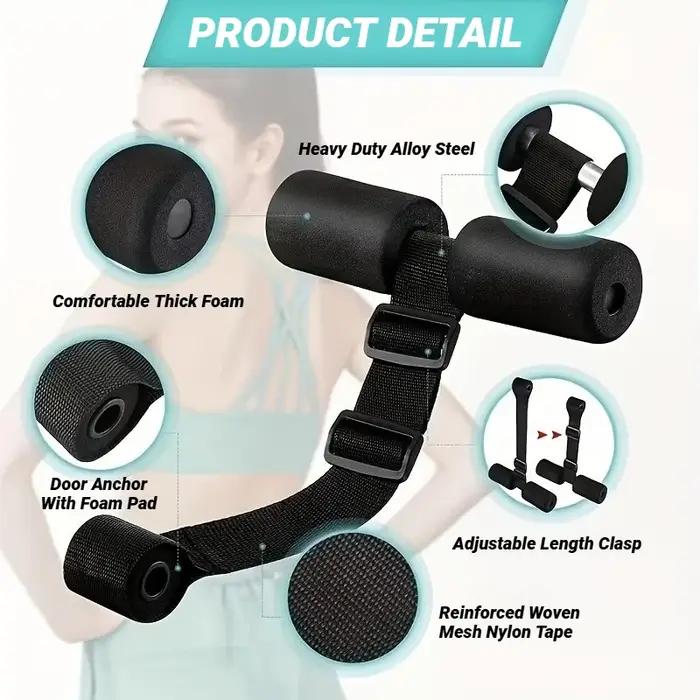 Sangle réglable pour curls ischio-jambiers STARMAP pour nordic walking gainage sit-ups et flexibilité pour homme femme occasions spéciales