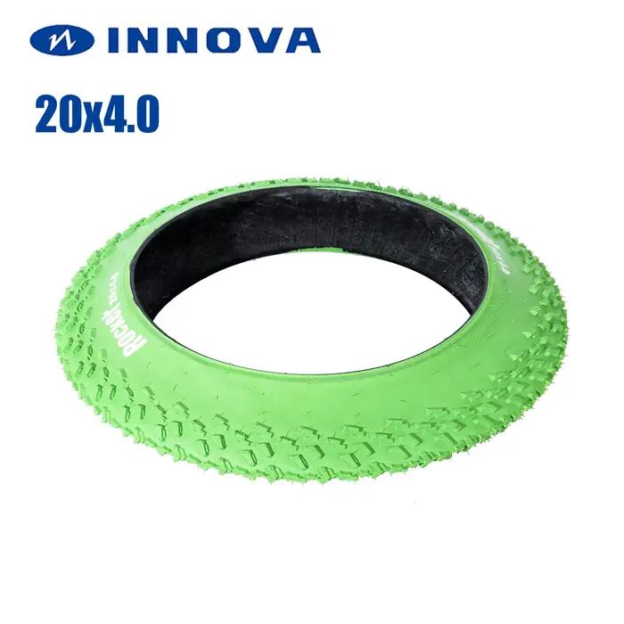 INNOVA-Pneu VTT vert 20x4.0 pour la neige et la plage, gros pneu de ville, accessoire de vélo, 20x4.