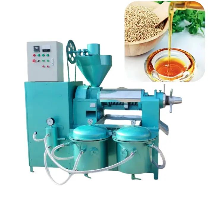 Ligne de production d'huile comestible industrielle compacte et automatique personnalisée, équipement de pressage d'huile de petite taille