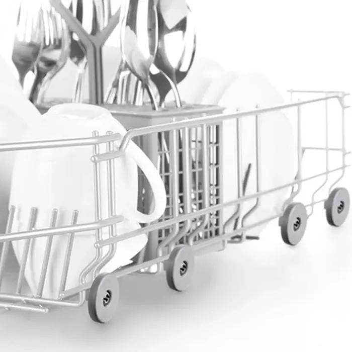 Rouleaux de panier pour roues de lave-vaisselle, roue de panier inférieure pour transporteur AEG FAV