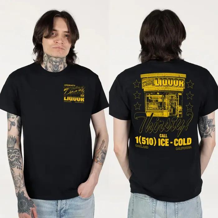 T-shirt en coton et polyester Lionheart style vintage décontracté pour hommes pour toutes les occasions printemps été