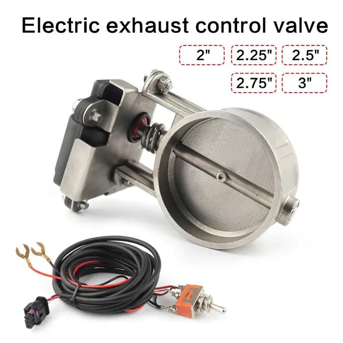 Valve de commande d'accès électrique, ValLi2 ", 2.25", 2.5 ", 2.75", 3 ", basse pression, catback ac