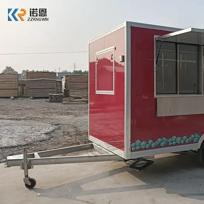 Remorque alimentaire mobile personnalisable avec équipement interne | Camion de restauration écono