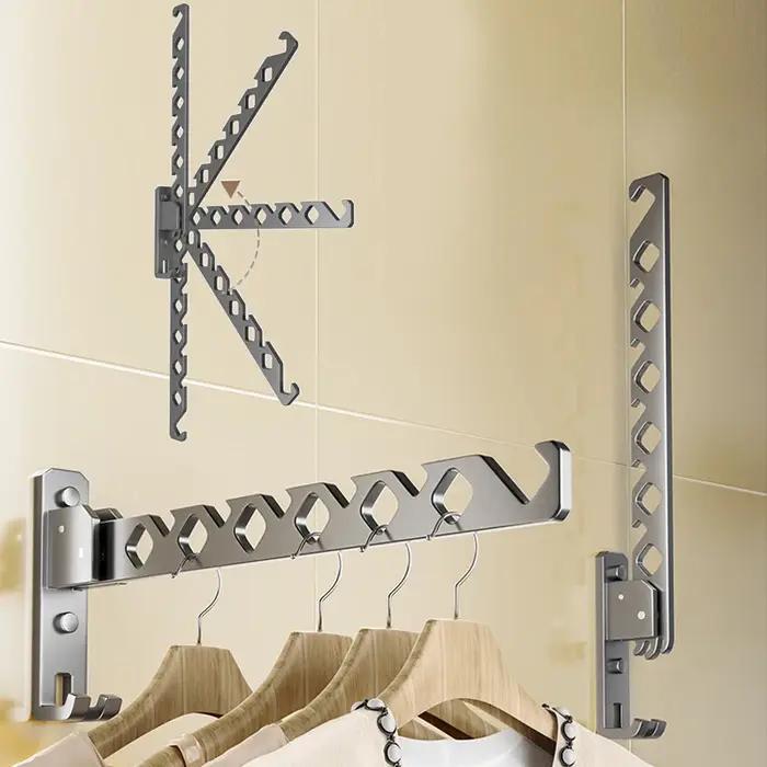 Cintre Mural pour vaccage de Vêtements, Angle Réglable Pliable, T1