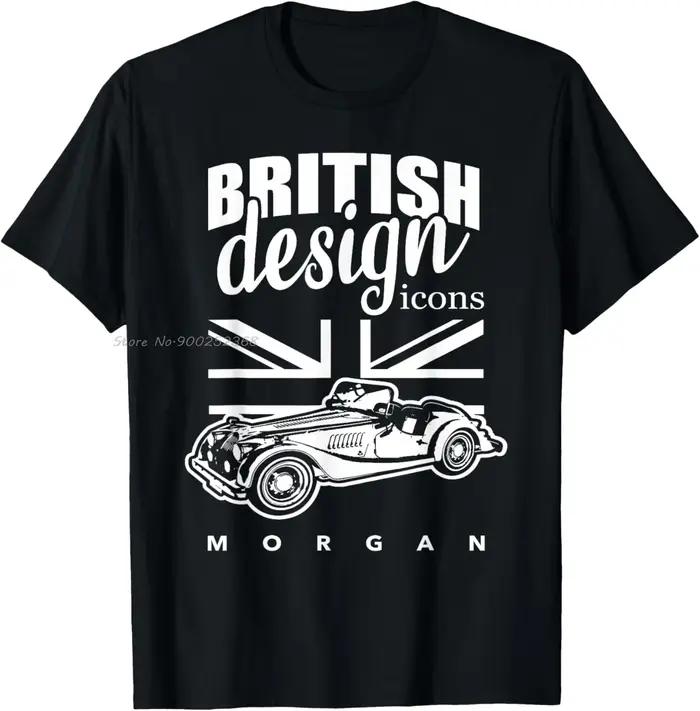 Morgan classique voiture T-Shirt drôle surdimensionné graphique t-shirts mode décontracté