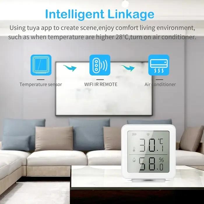 Thermomètre hygromètre numérique LCD RSH, capteur de température et d'humidité, station météo, nouveau modèle numérique pour la maison, intérieur
