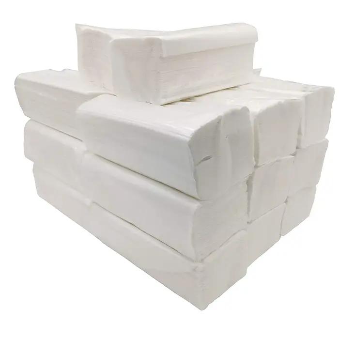 Serviettes en papier sec en tissu Zigzag | Double couche laminée | Pack de 3000 pièces