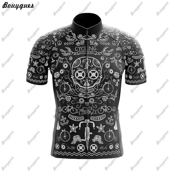 Maillot de cyclisme d'équipe de VTT pour hommes, chemise de vélo de descente, vêtements de vélo de m