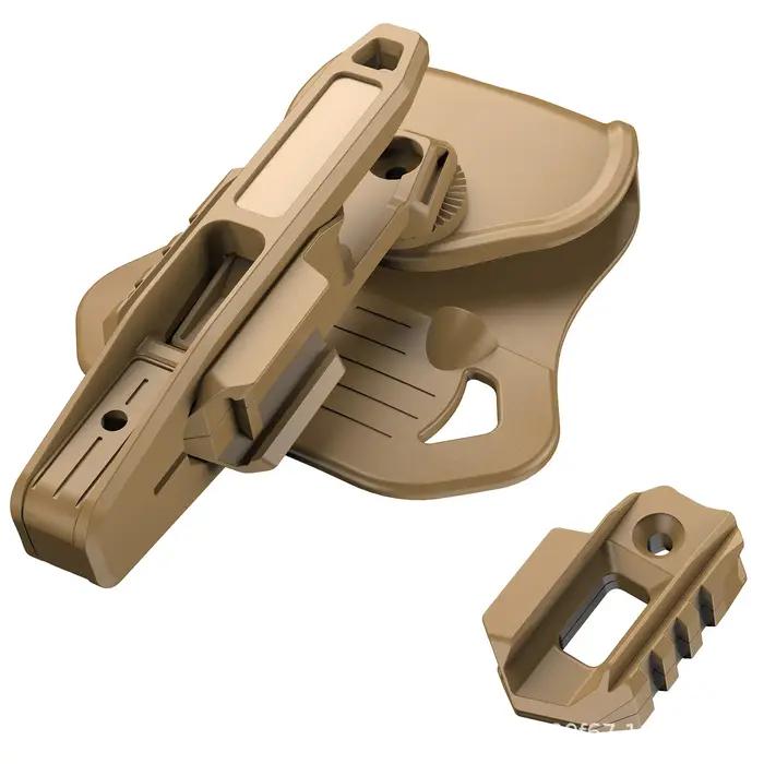 Étui de pistolet gauche/droit pour tous les modèles Glock P80 S&W Springfield Sig Sauer HK IWI CZ 9mm .40 .357 avec rail