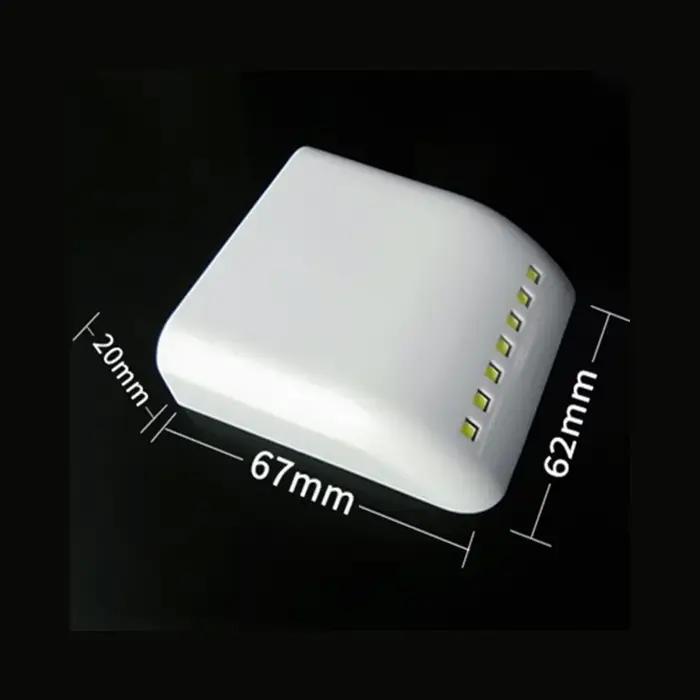 Lumière sous-meuble 7 LED sans fil, capteur de mouvement automatique, lumière de garde-robe, lampe à
