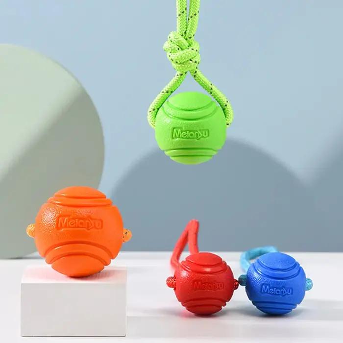 Ballon d'entraînement pour chien sur corde