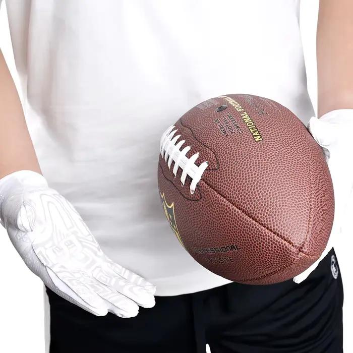 Gants de rugby résistants et antidérapants pour homme et femme pour entraînement et compétition en plein air