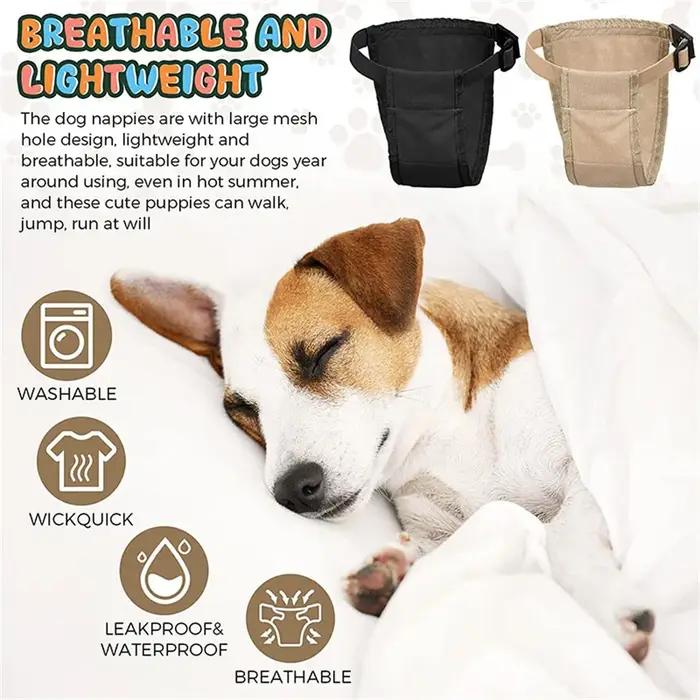 Culotte chauffante pour chienne hygiénique réutilisable et lavable pour petites et grandes races ajustable pour toutes les saisons occasions spéciales chiens