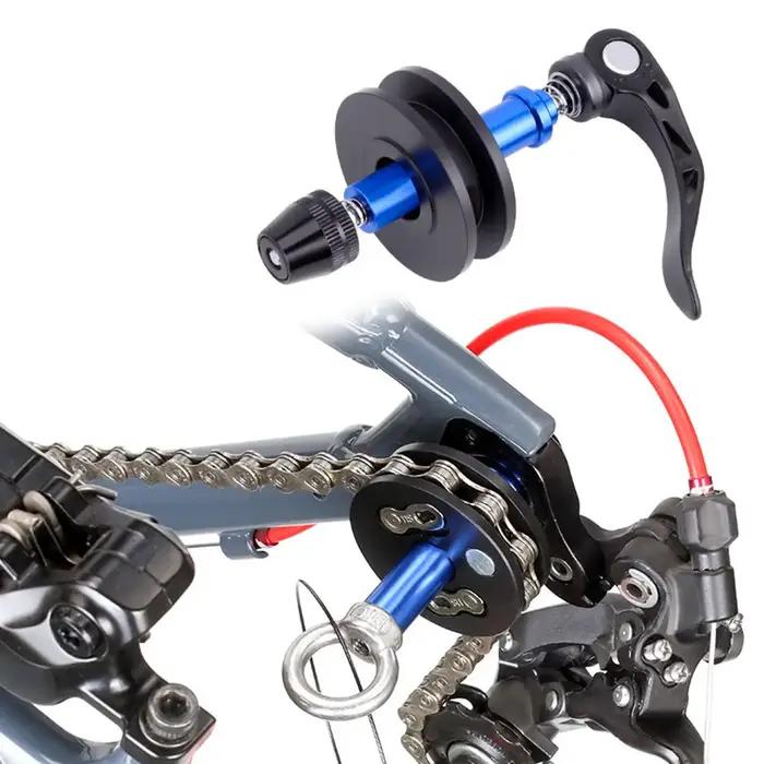 Rouleau de support de maintien de chaîne de vélo de route, outils de nettoyage de chaîne de vélo, te