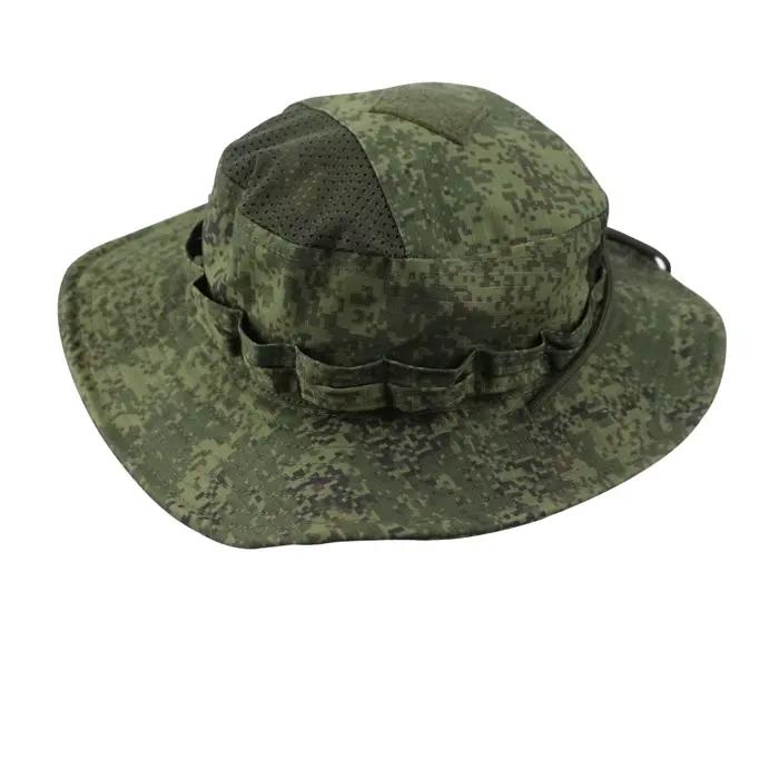 Casque Benny camouflage Tiger Spot - Chapeau tactique EMR russe pour pêche et chasse à large bord