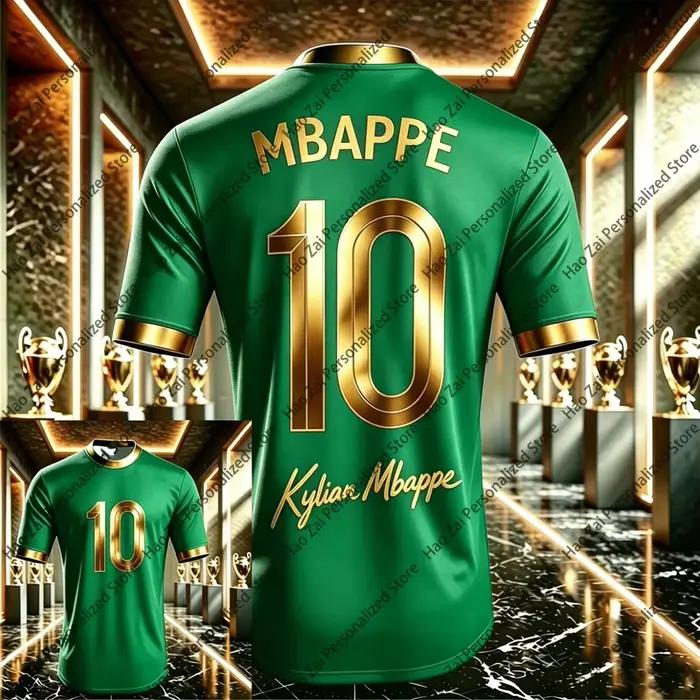 Maillot/T-shirt de football édition spéciale Mbappé 2026 — Maillot/T-shirt de l'équipe nationale de France pour enfants, adultes, unisexe et T-shirts pour fans