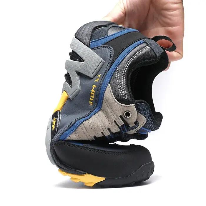 Chaussures de Trekking pour amoureux de l'extérieur, imperméables, bottes de montagne en cuir vérita