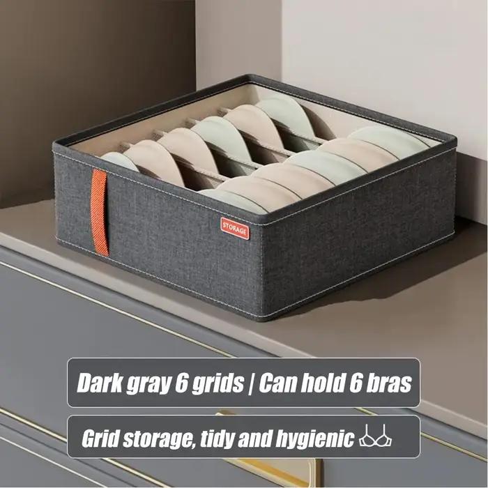 Organisateur de sous-vêtements avec rangement classifié en ABS pour sous-vêtements, chaussettes et soutiens-gorge, boîte de rangement pour tiroirs et placards, idéal pour la maison et les cadeaux spéciaux