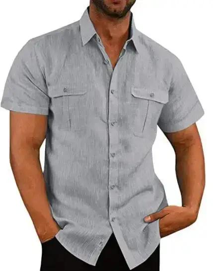 Chemises en lin pour hommes