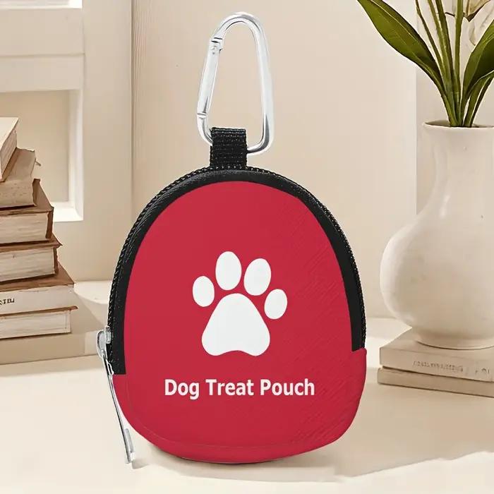 Pochette ovale pour friandises pour chats et chiens ; Pochette multifonctionnelle pour la dressage d