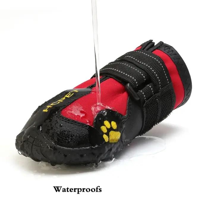 Chaussures d'extérieur imperméables respirantes pour chiens